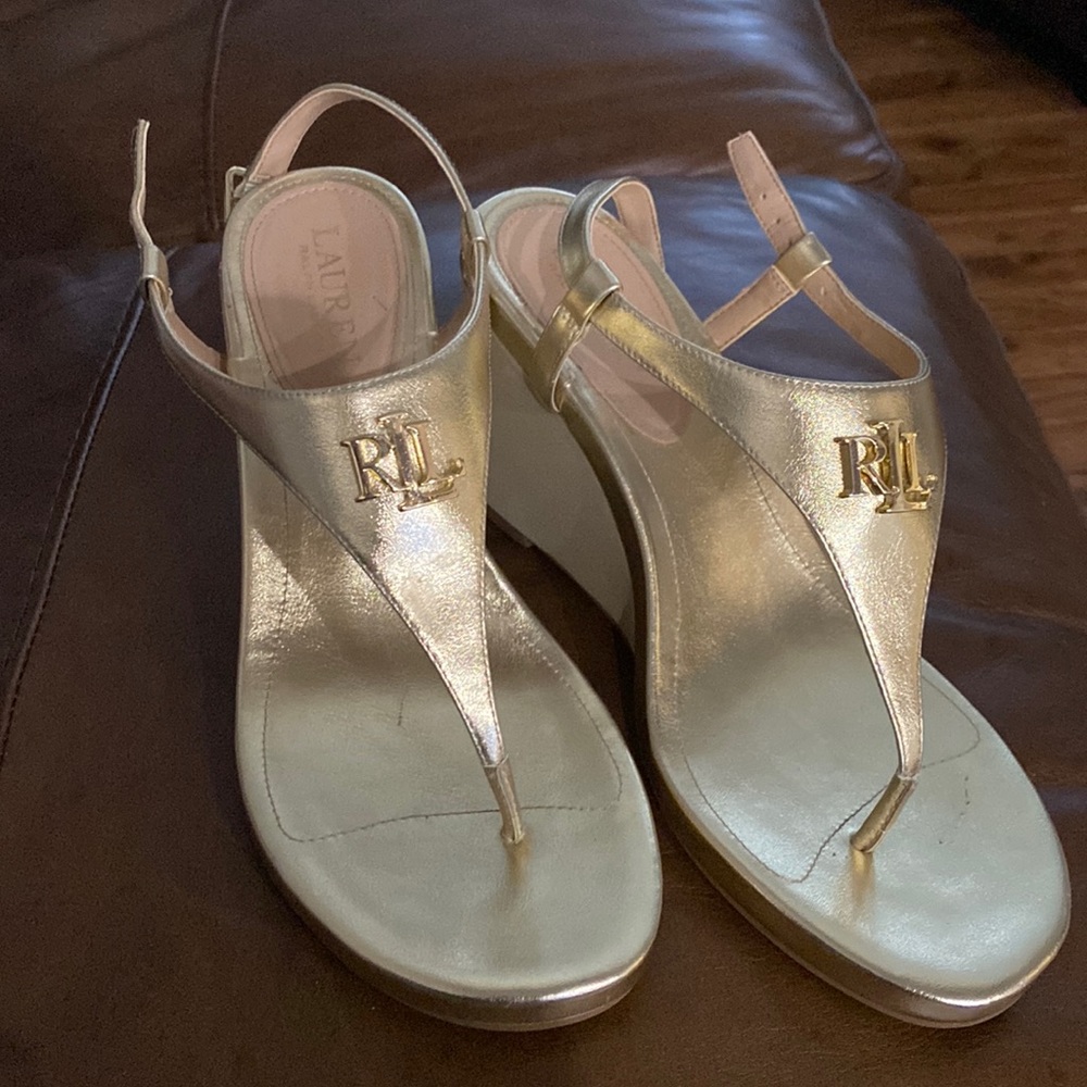 Ralph Lauren wedge sandals